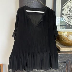 Ann Taylor pleated top NWOT